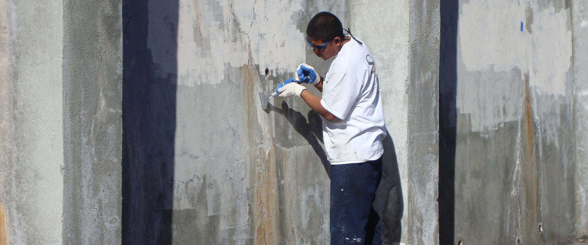 Commercial concrete restoration and cleaning